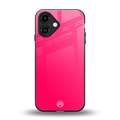 magenta paradise back phone cover | glass case for iphone 16