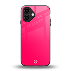 magenta paradise back phone cover | glass case for iphone 16