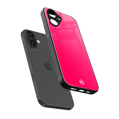 magenta paradise back phone cover | glass case for iphone 16