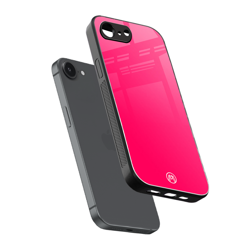 magenta paradise back phone cover | glass case for iphone 16e