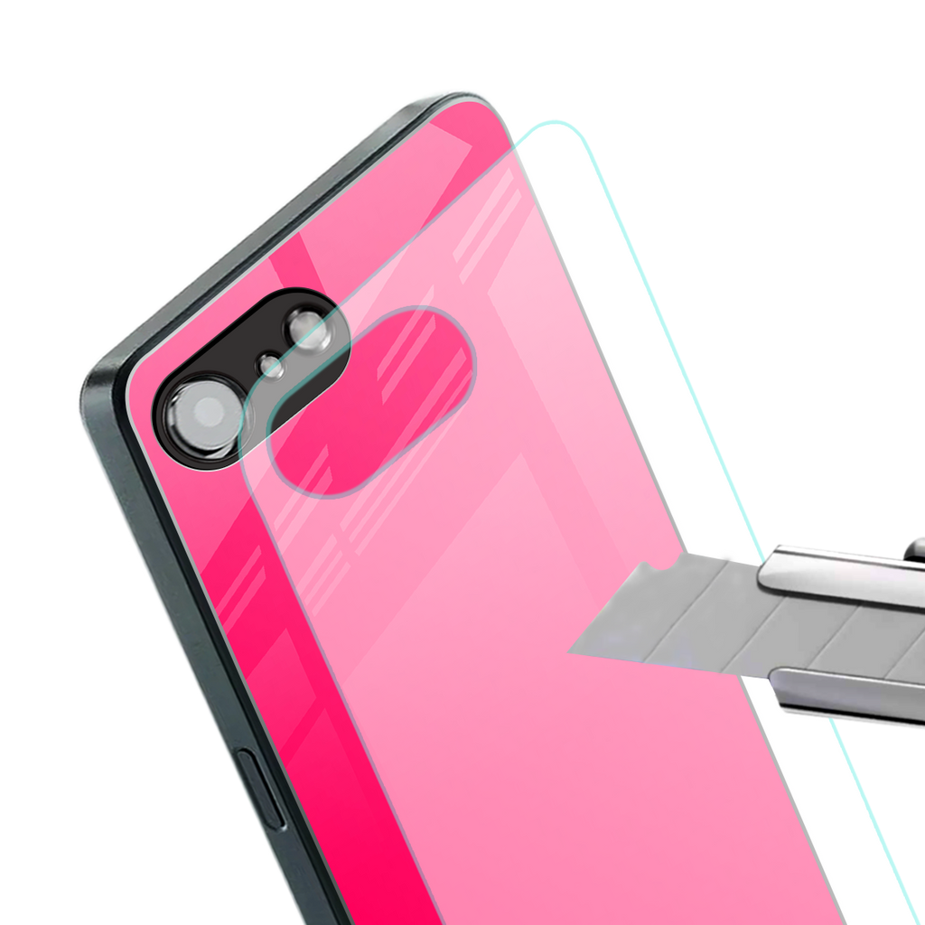 magenta paradise back phone cover | glass case for iphone 16e
