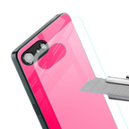 magenta paradise back phone cover | glass case for iphone 16e