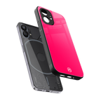 magenta paradise back phone cover | glass case for nothing phone 1