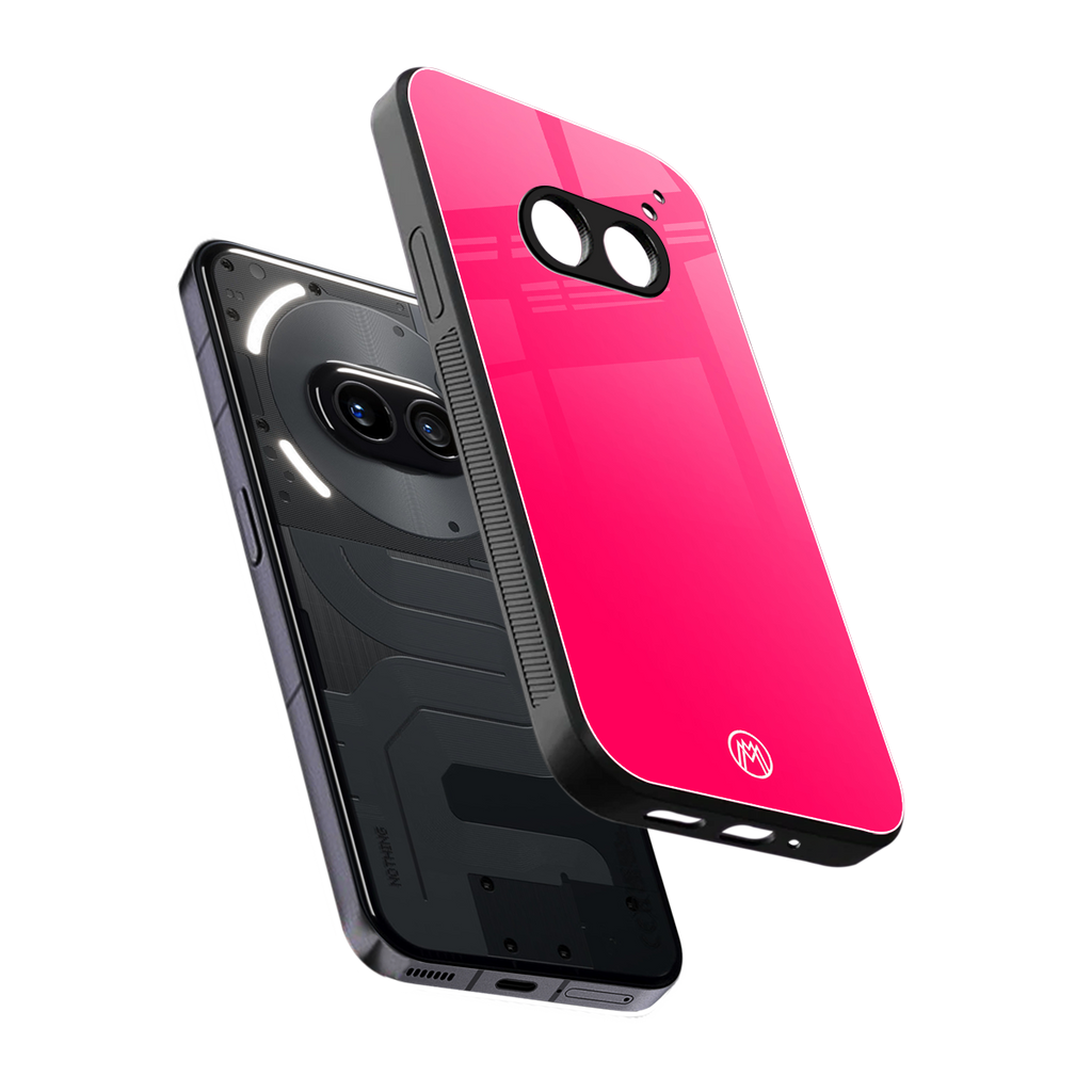 magenta paradise back phone cover | glass case for nothing phone 2a