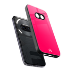 magenta paradise back phone cover | glass case for nothing phone 2a