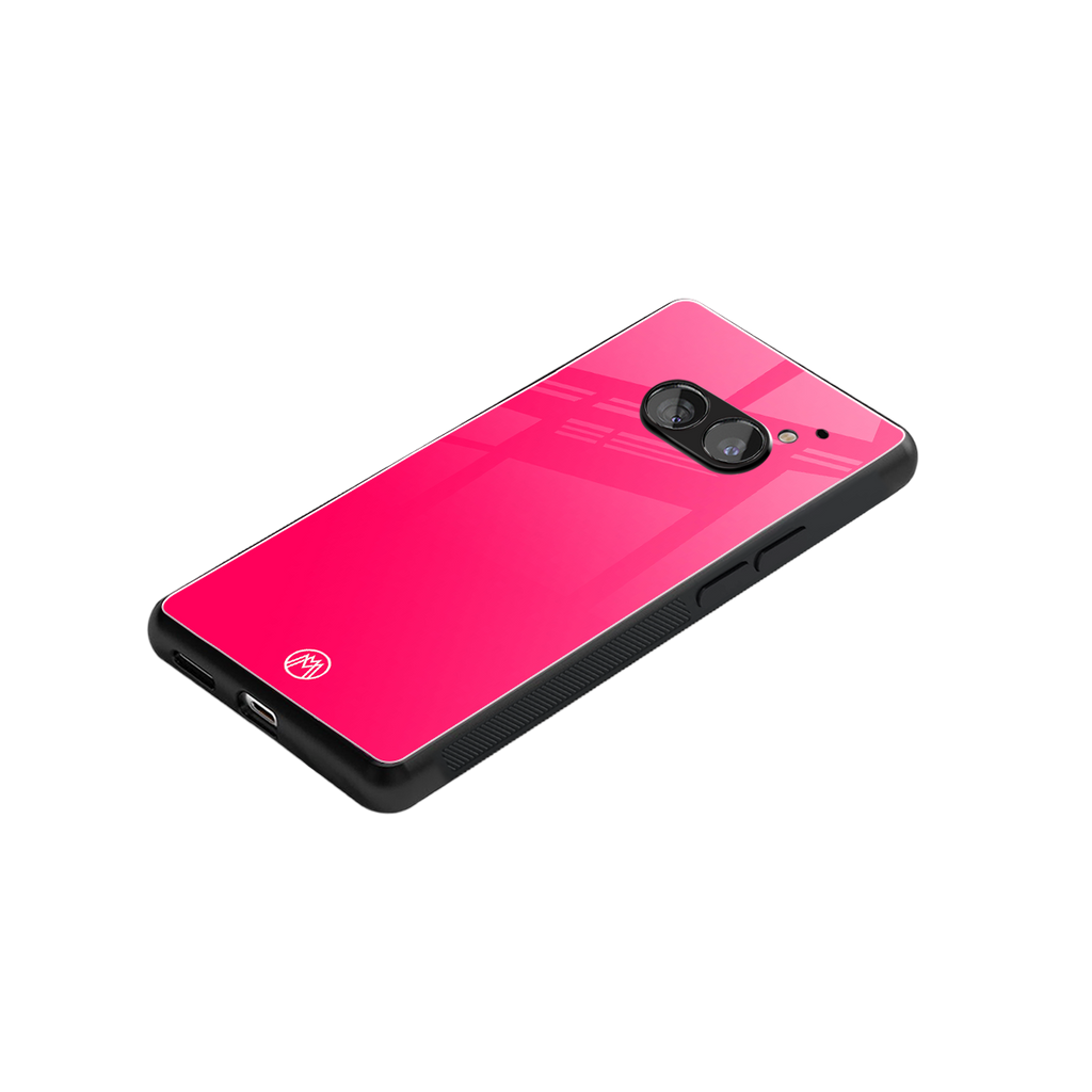 magenta paradise back phone cover | glass case for nothing phone 2a