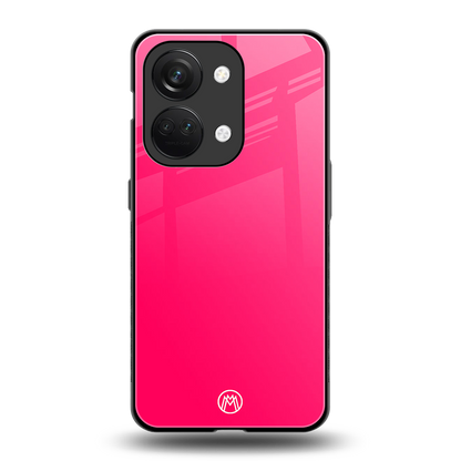 magenta paradise back phone cover | glass case for oneplus nord 3
