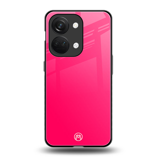 magenta paradise back phone cover | glass case for oneplus nord 3