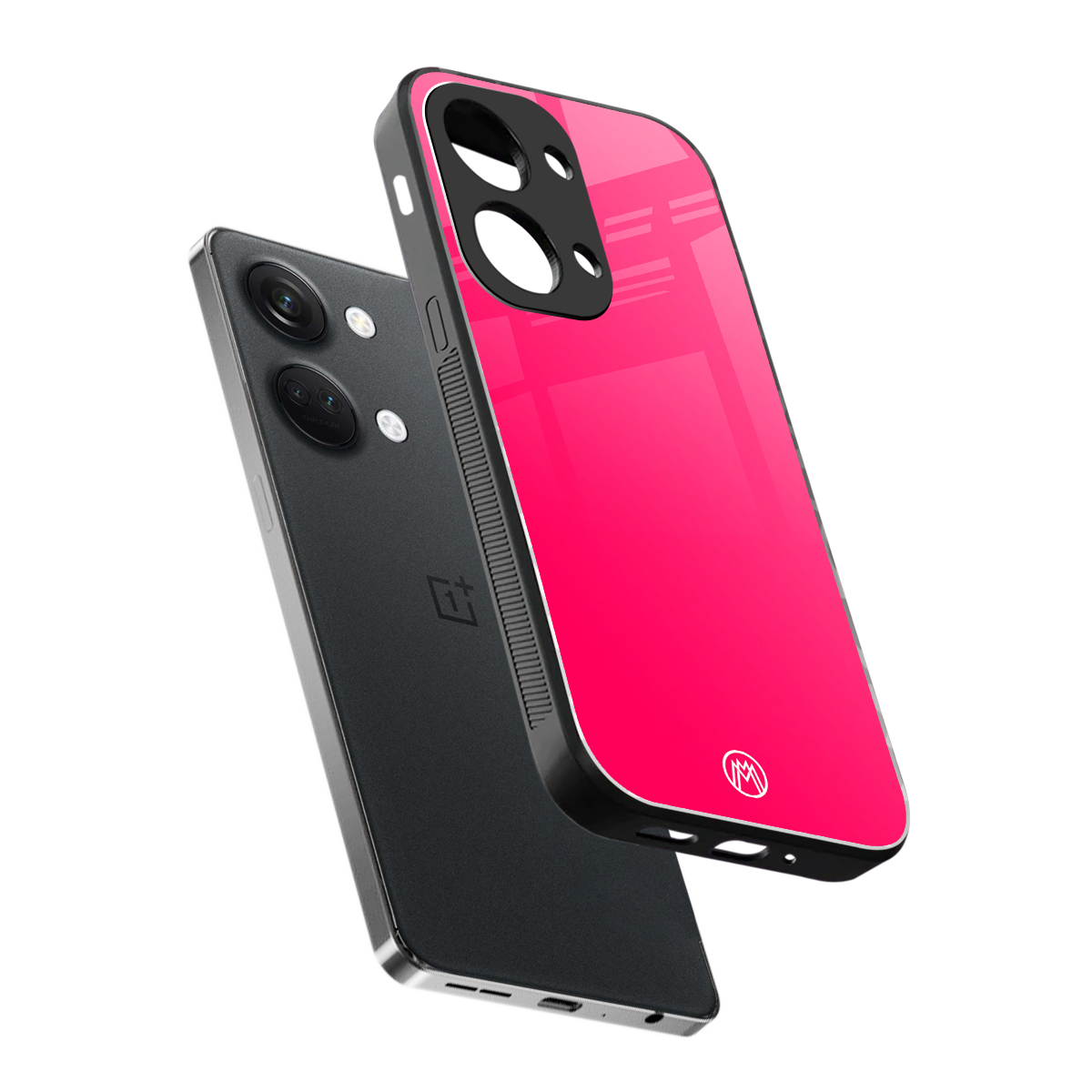 magenta paradise back phone cover | glass case for oneplus nord 3