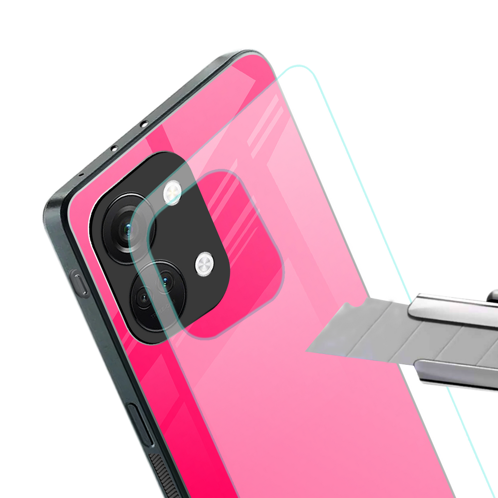 magenta paradise back phone cover | glass case for oneplus nord 3