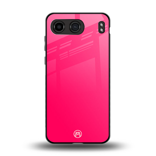 magenta paradise back phone cover | glass case for oneplus nord 4