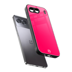 magenta paradise back phone cover | glass case for oneplus nord 4