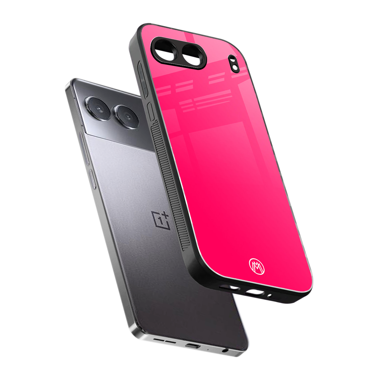 magenta paradise back phone cover | glass case for oneplus nord 4