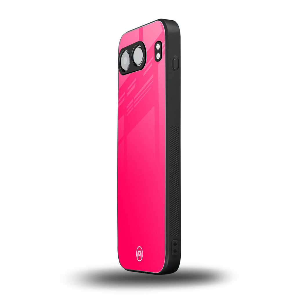 magenta paradise back phone cover | glass case for oneplus nord 4