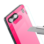 magenta paradise back phone cover | glass case for oneplus nord 4