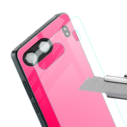magenta paradise back phone cover | glass case for oneplus nord 4