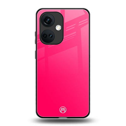 magenta paradise back phone cover | glass case for oneplus nord ce 3
