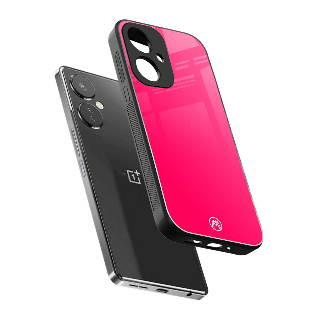 magenta paradise back phone cover | glass case for oneplus nord ce 3