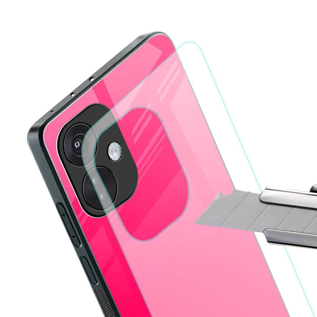 magenta paradise back phone cover | glass case for oneplus nord ce 3
