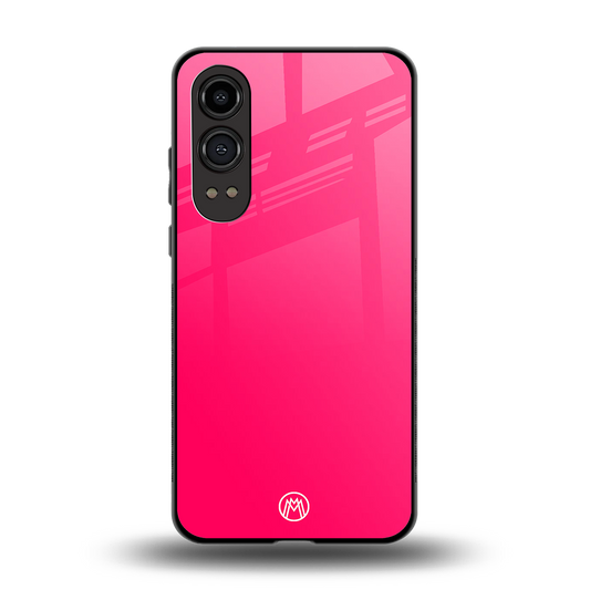 magenta paradise back phone cover | glass case for oneplus nord ce 4 lite