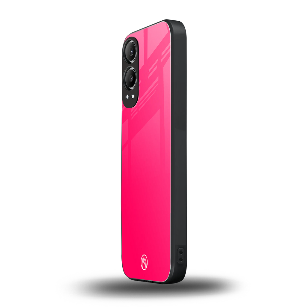 magenta paradise back phone cover | glass case for oneplus nord ce 4 lite