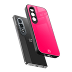 magenta paradise back phone cover | glass case for oneplus nord ce 4