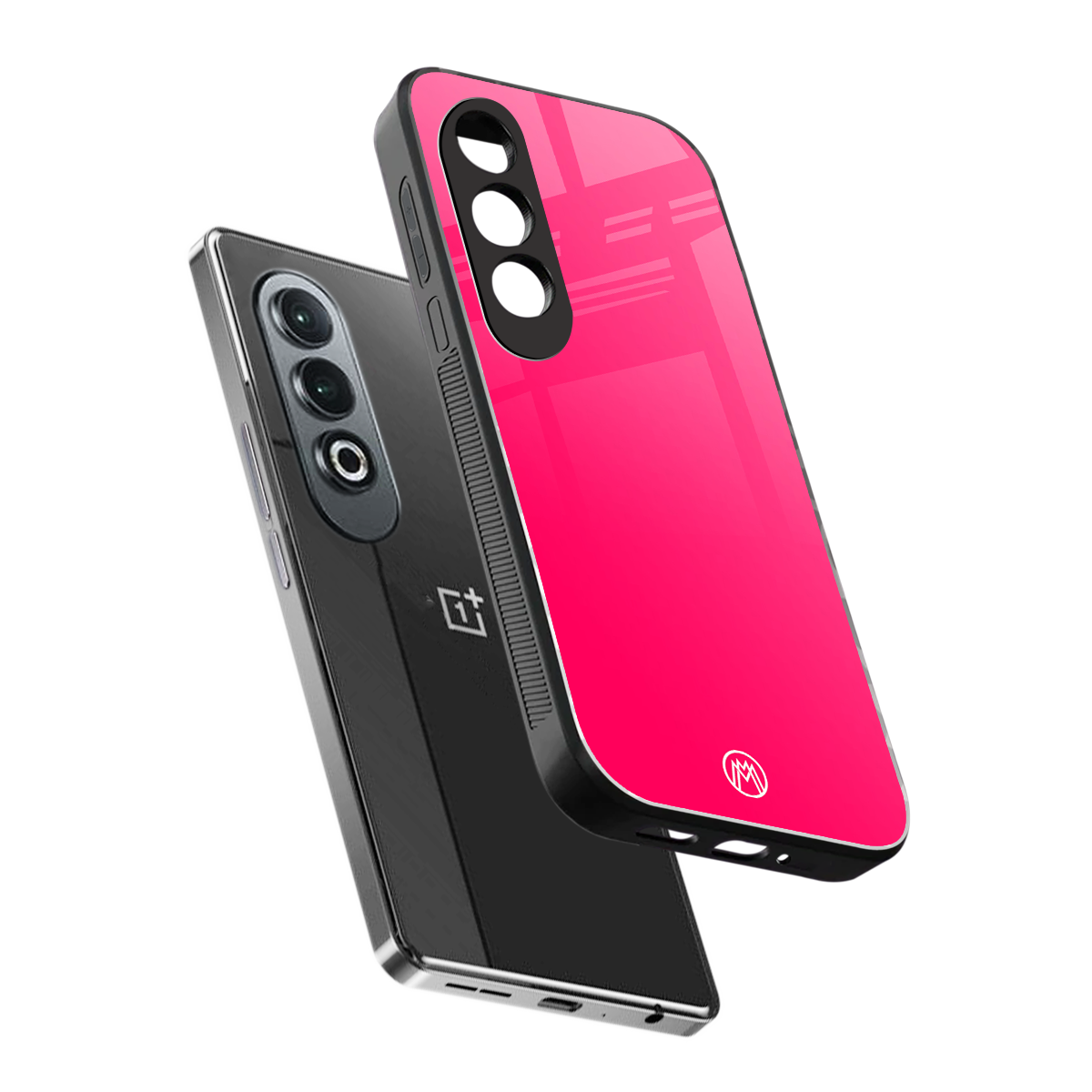 magenta paradise back phone cover | glass case for oneplus nord ce 4