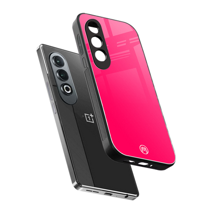 magenta paradise back phone cover | glass case for oneplus nord ce 4