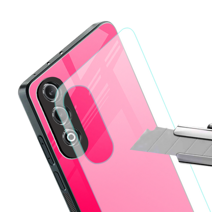magenta paradise back phone cover | glass case for oneplus nord ce 4