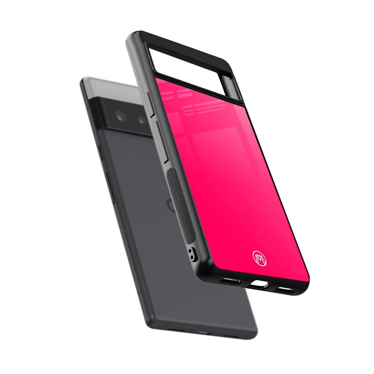 magenta paradise back phone cover | glass case for google pixel 6 pro
