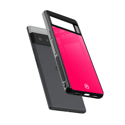 magenta paradise back phone cover | glass case for google pixel 6 pro