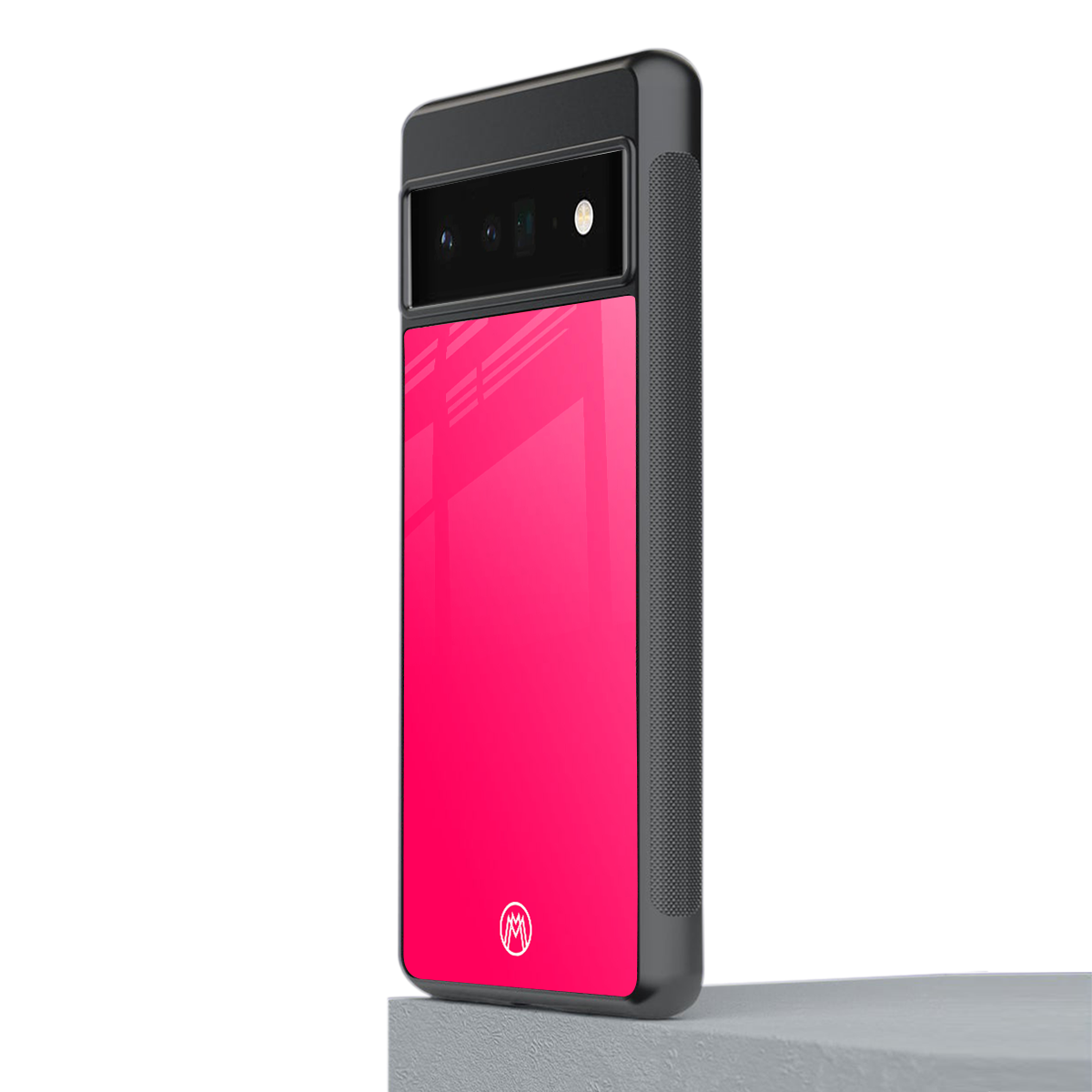 magenta paradise back phone cover | glass case for google pixel 6 pro