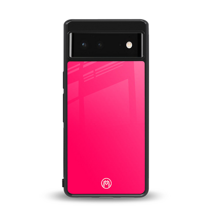 magenta paradise back phone cover | glass case for Google Pixel 6A