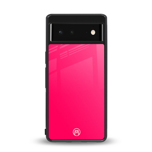 magenta paradise back phone cover | glass case for Google Pixel 6A