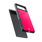 magenta paradise back phone cover | glass case for google pixel 6