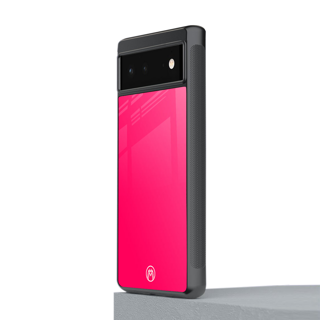 magenta paradise back phone cover | glass case for Google Pixel 6A