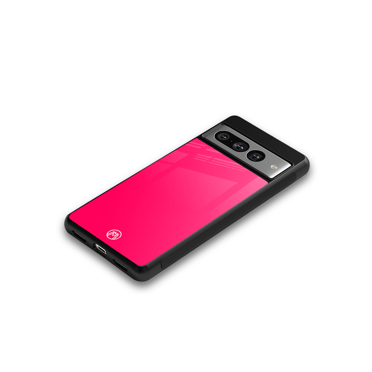 magenta paradise back phone cover | glass case for google pixel 7 pro