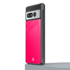 magenta paradise back phone cover | glass case for google pixel 7 pro