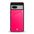 magenta paradise back phone cover | glass case for Google Pixel 7