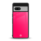 magenta paradise back phone cover | glass case for Google Pixel 7