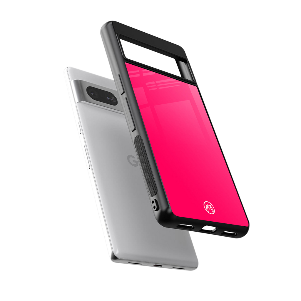 magenta paradise back phone cover | glass case for Google Pixel 7