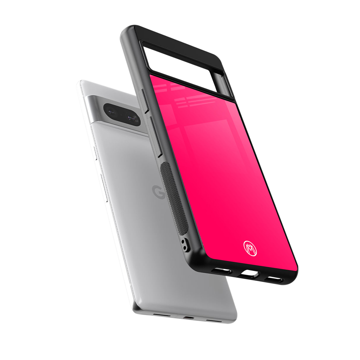 magenta paradise back phone cover | glass case for Google Pixel 7