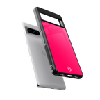 magenta paradise back phone cover | glass case for google pixel 8 pro