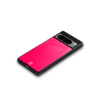 magenta paradise back phone cover | glass case for google pixel 8 pro
