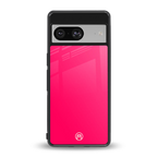 magenta paradise back phone cover | glass case for Google Pixel 8