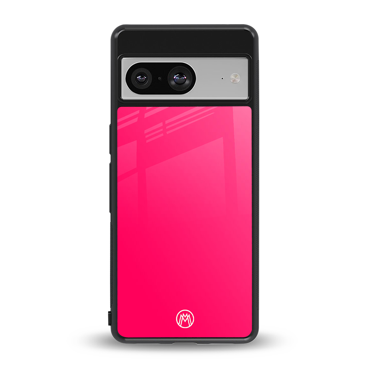 magenta paradise back phone cover | glass case for Google Pixel 8