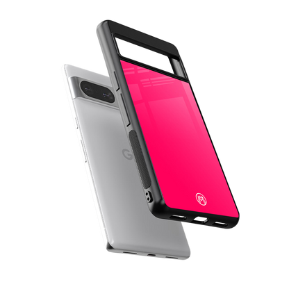 magenta paradise back phone cover | glass case for Google Pixel 8
