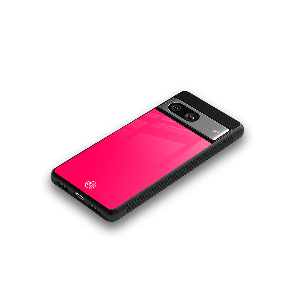 magenta paradise back phone cover | glass case for Google Pixel 8