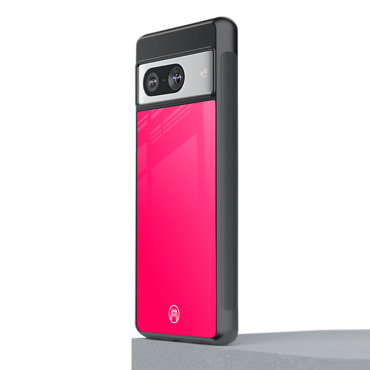 magenta paradise back phone cover | glass case for Google Pixel 8