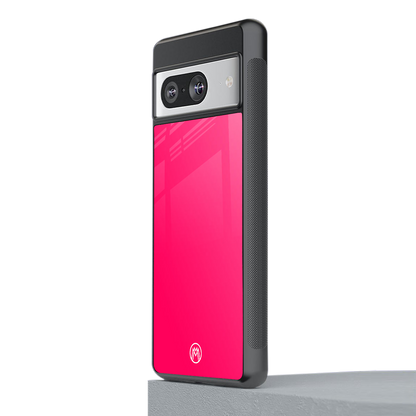 magenta paradise back phone cover | glass case for Google Pixel 8